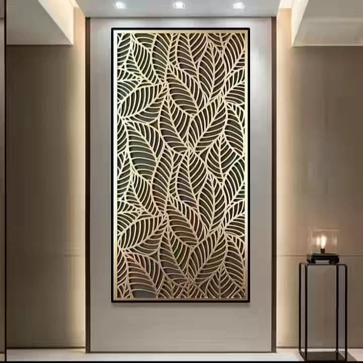 Handmade Copper Wall Relief Geometric